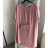 Women's summer short sleeve dress with handbag VISCOSE oversize (uni m / l) ITALIAN FASHION IM821011-1