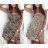 Women's Sleeveless Summer Dress Women's Leopard (S / M ONE SIZE) ITALIAN FASHION IMWA216058