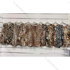 Tunika dlouhý rukáv leopard dámská (S/M ONE SIZE) ITALSKÁ MÓDA IMWG216134