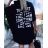 Šaty mikinové oversize dlhý rukáv dámske (L / XL ONE SIZE) TALIANSKÁ MÓDA IMWA216295
