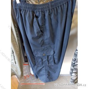 Kalhoty 3/4 krátké plátěné pánské nadrozměr (L-4XL) ITALSKá MóDA HAG212008SZ