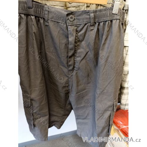 Kalhoty 3/4 krátké plátěné dámské nadrozměr (L-4XL) ITALSKá MóDA HAG212009SZ