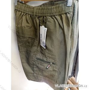 Kalhoty 3/4 krátké plátěné dámské nadrozměr (L-4XL) ITALSKá MóDA HAG212010SZ