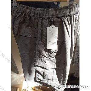Kalhoty 3/4 krátké plátěné dámské nadrozměr (L-4XL) ITALSKá MóDA HAG212010SZ