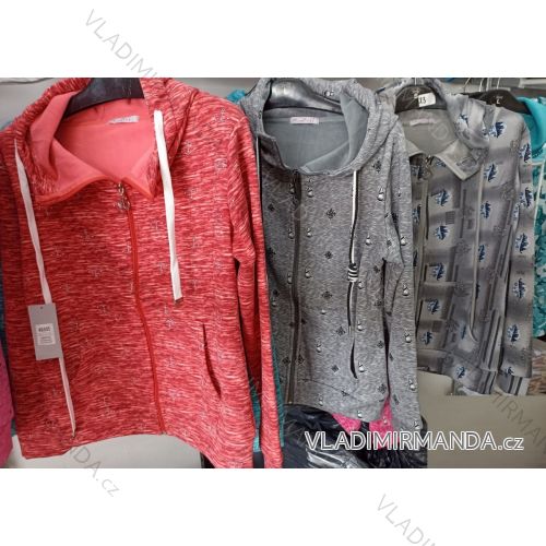 Mikina s kapucí dlouhý rukáv dámská (M-2XL) BENTER BES2146005