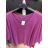 T-shirt short sleeve with lace women (uni s / m) TURKISH FASHION TM920024