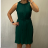 Women's Satin Sleeveless Dress (S / M ONE SIZE) ITALIAN FASHION IMM21813