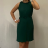 Women's Satin Sleeveless Dress (S / M ONE SIZE) ITALIAN FASHION IMM21813