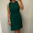 Women's Satin Sleeveless Dress (S / M ONE SIZE) ITALIAN FASHION IMM21813