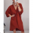 Šaty dlhý rukáv dámske oversize (XL / 4XL ONE SIZE) TALIANSKÁ MÓDA IMM21102 / DR královsky modrá