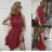Women's Satin Sleeveless Dress (S / M ONE SIZE) ITALIAN FASHION IMM21813