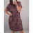 Šaty krátký rukáv dámské nadrozměrné (XL/3XL) POLSKÁ MÓDA PME20029
