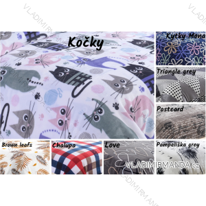 DEKA FLEECE KOSTKA 150X100cm- BTJ21KOSTKA