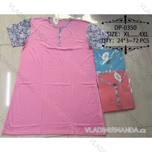 Košile noční krátký rukáv dámská nadrozměrná (XL-4XL) VALERIE DREAM NFL21DP-0350