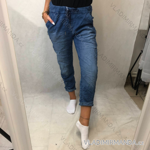Kalhoty slabé dámské (S/M/L one size) ITALSKá MóDA IM821019