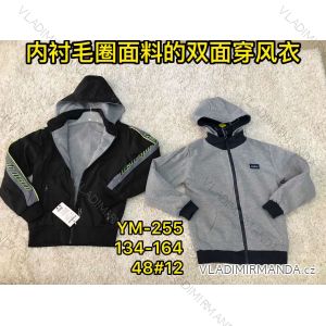 Mikina s kapucňou na zips dorast chlapčenská (134-164) ACTIVE SPORT ACT21YM-255