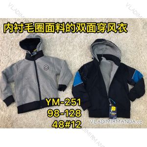 Children's hooded zip hoodie for boys (98-128) ACTIVE SPORT ACT21YM-251