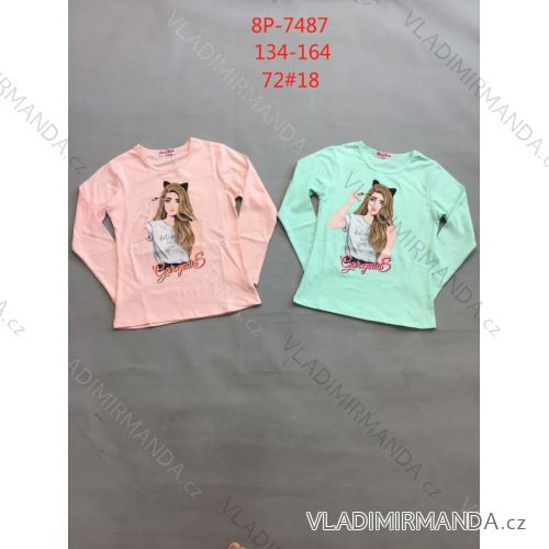 T-shirt long sleeve youth girls (134-164) ACTIVE SPORT ACT218P-7417