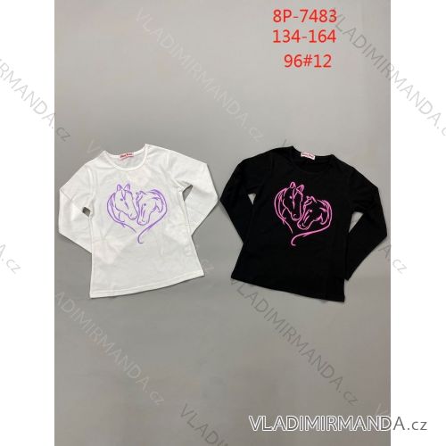 T-shirt long sleeve youth girls (134-164) ACTIVE SPORT ACT218P-7417