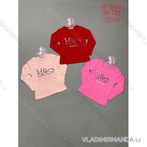 Langarm-T-Shirt für Mädchen (98-128) ACTIVE SPORT ACT218P-7356