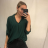 Blúzka tunika 3/4 dlhý rukáv dámska (S/M ONE SIZE) TALIANSKÁ MÓDA IMM21047