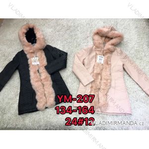 Kabát zimní s kapucí dorost dívčí (134-164) ACTIVE SPORT ACT21YM-207