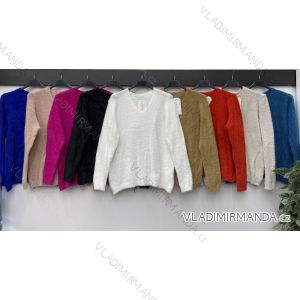 Svetr dlouhý rukáv dámský (S/M ONE SIZE) ITALSKÁ MÓDA IMWB216424