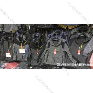 Mikina na zip s kapucí pánská nadrozměrná (4XL-7XL) HKD HKD21013
