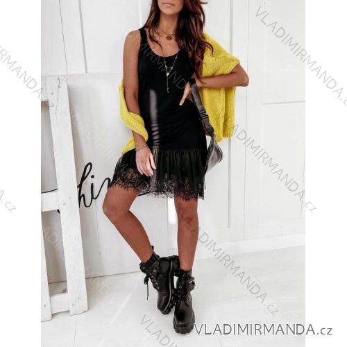 Šaty na ramínka dámské (S/M ONE SIZE) ITALSKÁ MÓDA IMWT216533