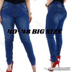 Jeans Jeans Taille Gummi in der Taille lang Damen Oversized (40-48) JEANS JAW216563