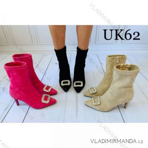 Kozačky nízké kotníkové na podpatku dámské (36-41) SSHOES OBUV OBSS21UK62