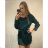 Elegantes Mini-Langarmkleid für Damen (UNI S / M) ITALIAN FASHION IMM20928