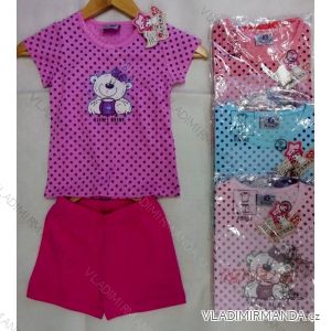Pyžamo krátký rukáv a nohavice dětské dívčí (98-134) ARTENA 93082
