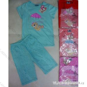 Pyžamo krátký rukáv a 3/4 nohavice dětské a dorost dívčí bavlněné (98-134) ARTENA 93081