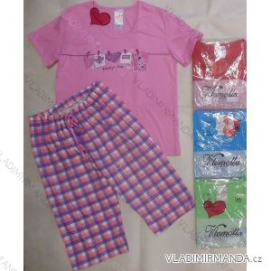 Pyžamo krátký rukáv a 3/4 nohavice dámské  bavlněné (m-2xl) VLOMOLLA SECRET 83084