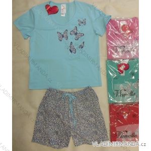 Pyžamo krátký rukáv a nohavice dámské  bavlněné (m-2xl) VLOMOLLA SECRET 83081