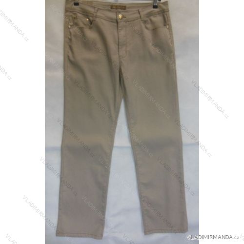 Kalhoty plátěné dámské nadrozměrné (40-52) SMIING JEANS L045-1
