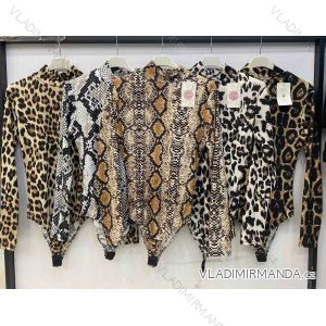 Body dlouhý rukáv dámské (S/M ONE SIZE) ITALSKÁ MÓDA IMWE216709