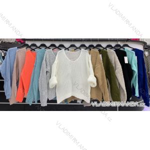 Kleid mit 3/4 Ärmeltasche für Damen (uni sl) ITALIAN Fashion IM3181746