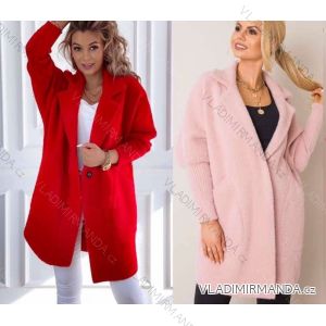 Kabát ALPACA teplý podzimní dámský nadrozměr (2XL/3XL ONE SIZE) ITALSKÁ MÓDA IMWA216736