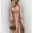 Sommer Hemdkleid Langarm Oversize Damen (S / M ONE SIZE) ITALIAN FASHION IMWM216078