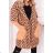 Cardigan long alpaca long sleeve women (S / M ONE SIZE) ITALIAN FASHION IMWA216644