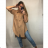 Kleid mit 3/4 Ärmeltasche für Damen (uni sl) ITALIAN Fashion IM3181746