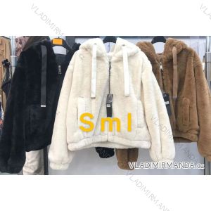 Jacket lamb long sleeve women (SML) ITALIAN FASHION IMWE216849