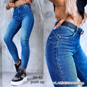 Rifle jeans dlouhé dámské (34-42) JEANS JAW216814