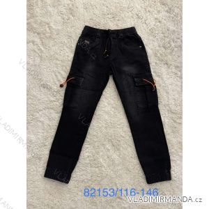 Kalhoty rifle jeans dětské dorost chlapecké (116-146) SEAGULL SEA2182153