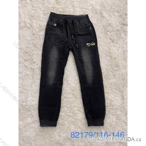 Kalhoty rifle jeans dětské dorost chlapecké (116-146) SEAGULL SEA2182179