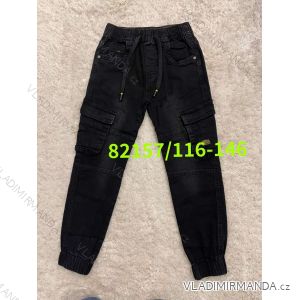 Kalhoty rifle jeans dětské dorost chlapecké (116-146) SEAGULL SEA2182157
