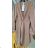 Elegant Long Sleeve Dress Women (S / M.ONE SIZE) ITALIAN FASHION IMM211302