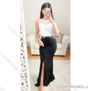 Šaty spoločenské elegantné plesové dámske (S / M ONE SIZE) TALIANSKÁ MÓDA IMM211473
